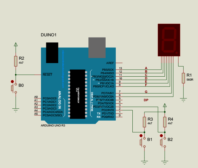 Montagem do circuito na protoboard